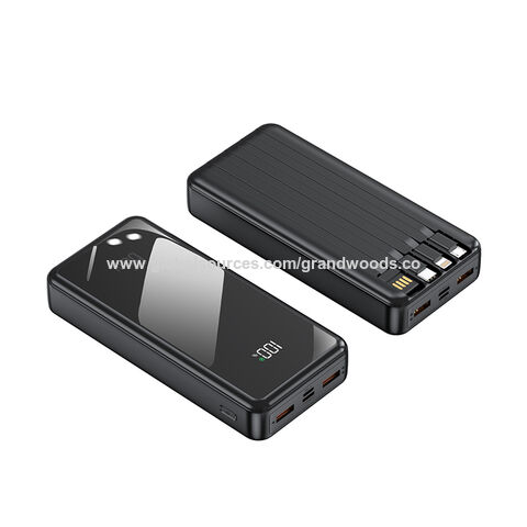 YM-808 GWS Power Bank mit 4 Zeilen 20.000 mAh 22,5 W PD, OEM/ODM, maßge schneiderte Power bank