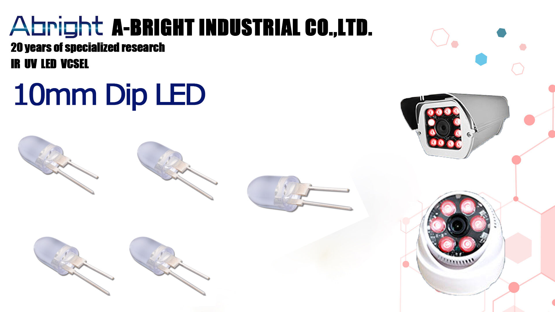 Promotion Of High Quality 10mm Dip Led Al-108ir-8508c4-004, Ir Led ...
