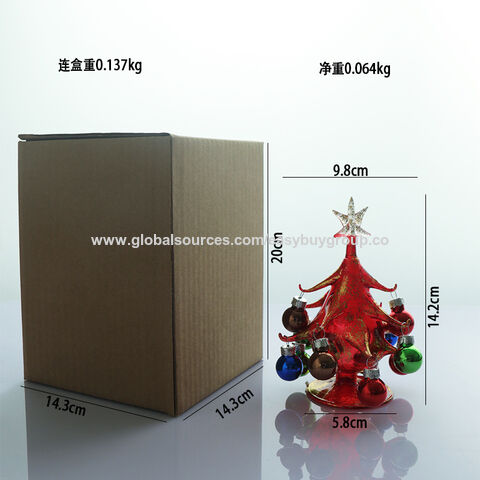 Weihnachtsbaumschmuck aus Glashandwerk, Glashandwerk, kreative Tischdekorationen, Weihnachtsschmuck, Geburtstagsgeschenke