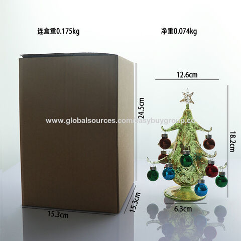 Weihnachtsbaumschmuck aus Glashandwerk, Glashandwerk, kreative Tischdekorationen, Weihnachtsschmuck, Geburtstagsgeschenke