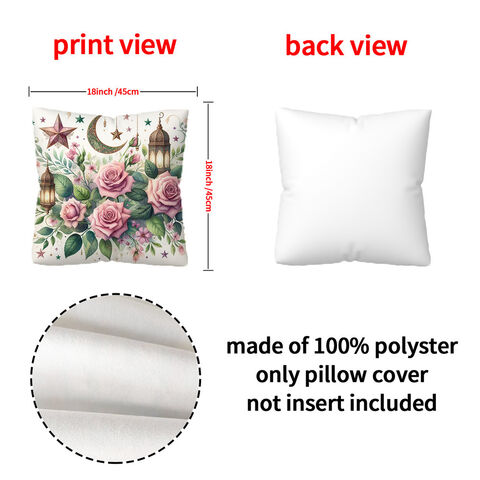Fundas de cojín estampadas, fundas de almohada de piel de melocotón suave, fundas de cojín florales navideñas para sofá