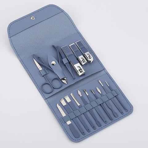 Professionelles Nagelknipser-Set für die Pediküre – 16-teiliges Nagelpflege-Set für Damen aus Edelstahl, ideal für Reisen oder Zuhause