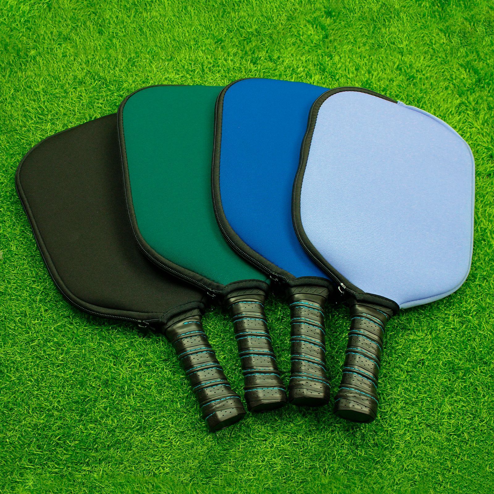 Drawstring Racket Cover Racket Grip Covers & Strings Badminton String Training Green Durable ...