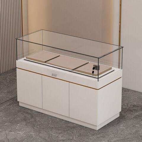 Vitrina de Exhibición de Joyería para Centro Comercial, Muestra de Exposición, Vitrina de Cristal