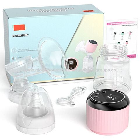 Extrator de leite elétrico multifuncional com sucção forte, bomba de amamentação automática com massagem, portátil para grávidas e pós-parto