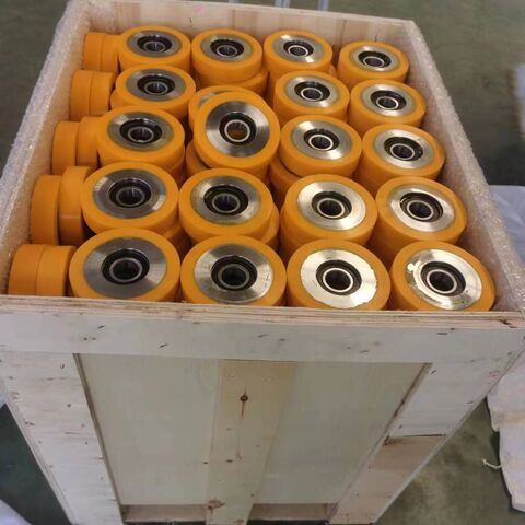 Roues industrielles robustes en PU polyuréthane 80A 90A 98A sur mesure - Rouleaux de roue de charge en PU