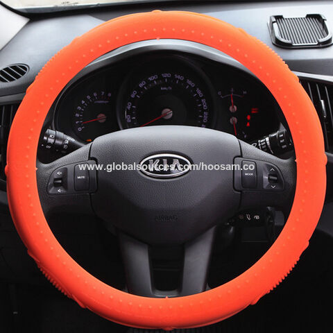 Housse de Volant Antidérapante en Silicone pour Voiture - Accessoires Auto en Gros
