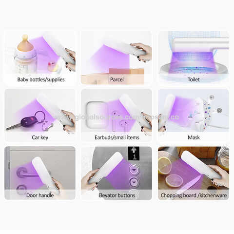Nouvelle Lampe de Désinfection UV Germicide Mini Portable à Main pour Maison, Bureau, Voyage