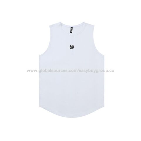 Sport Tanktops für Herren, ärmelloses T-Shirt, Casual Sportbekleidung für den Außenhandel, Basic Kurzarm Leichtgewicht T-Shirt Weste
