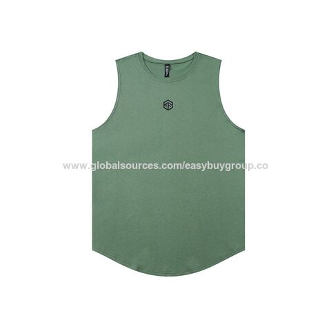 Sport Tanktops für Herren, ärmelloses T-Shirt, Casual Sportbekleidung für den Außenhandel, Basic Kurzarm Leichtgewicht T-Shirt Weste
