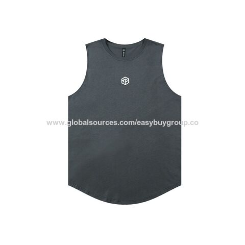 Sport Tanktops für Herren, ärmelloses T-Shirt, Casual Sportbekleidung für den Außenhandel, Basic Kurzarm Leichtgewicht T-Shirt Weste