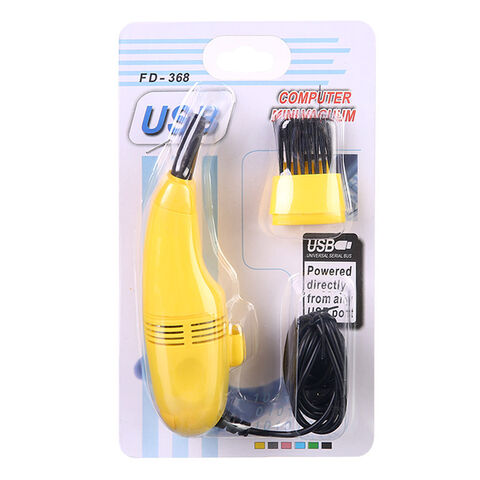 Mini Aspiradora para Teclado, Cepillo de Limpieza, Limpiador de Carcasa de Laptop, Cepillo para Polvo, Aspiradora Portátil USB de Mano, Colector de Polvo