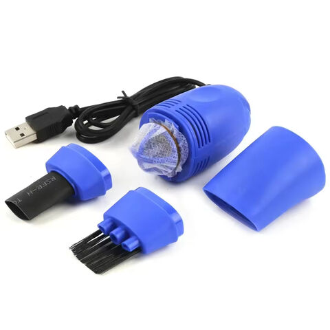 Mini Aspiradora para Teclado, Cepillo de Limpieza, Limpiador de Carcasa de Laptop, Cepillo para Polvo, Aspiradora Portátil USB de Mano, Colector de Polvo