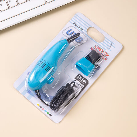 Mini Aspiradora para Teclado, Cepillo de Limpieza, Limpiador de Carcasa de Laptop, Cepillo para Polvo, Aspiradora Portátil USB de Mano, Colector de Polvo