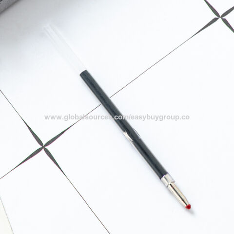 Recambios de bolígrafo, bala de plástico, recambio de bolígrafo de 1,0 mm, recambio de repuesto de bolígrafo de plástico para estudiantes