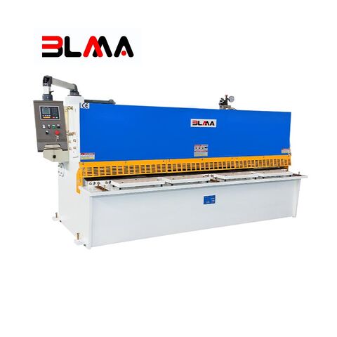 BLMA QC12K 6x3200 ماكينة قص ألواح الصلب الهيدروليكية ذات العارضة المتأرجحة، ماكينة قص أوتوماتيكية للبيع