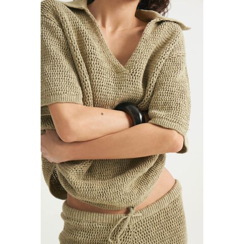 Ensemble de jogging personnalisé en gros, T-shirt ample à manches courtes et col en V profond avec pantalon ample pour tenue décontractée