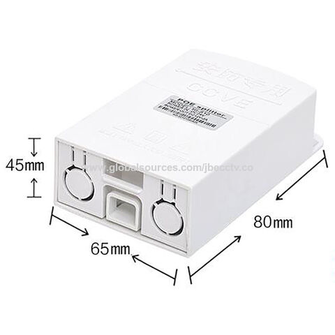 Divisor PoE à Prova de Intempéries 1CH 10/100Mpbs 15.4-24W DC 44V-57V Entrada DC 12V 2A Saída IEEE802.3AF/AT - Para Câmeras IP e Dispositivos de Rede