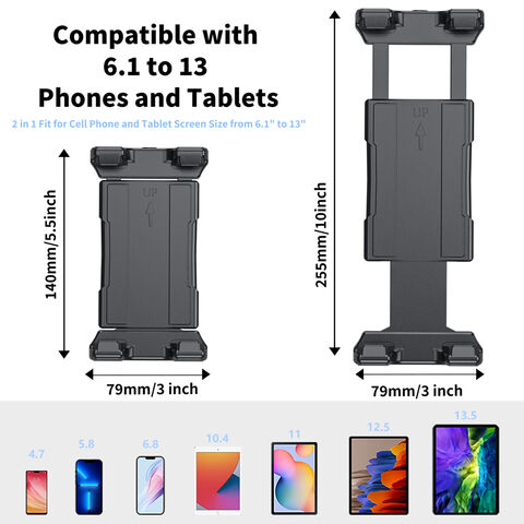 Soporte para Tablet de Alta Resistencia para Camión y Vehículo con Base de Taladro, Soporte para Tablet para Camión para Tablets de 4.7"-12.9" para Montaje de iPad en Camión