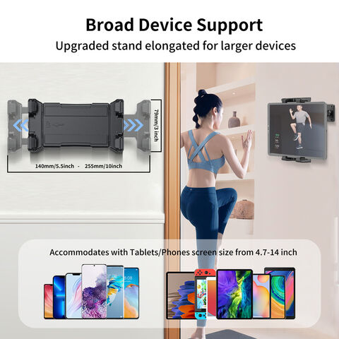Soporte para Tablet de Alta Resistencia para Camión y Vehículo con Base de Taladro, Soporte para Tablet para Camión para Tablets de 4.7"-12.9" para Montaje de iPad en Camión