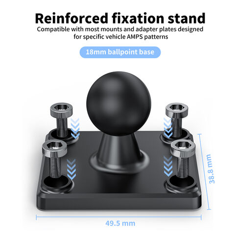 Soporte para Tablet de Alta Resistencia para Camión y Vehículo con Base de Taladro, Soporte para Tablet para Camión para Tablets de 4.7"-12.9" para Montaje de iPad en Camión