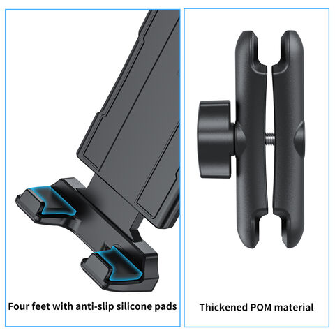 Soporte para Tablet de Alta Resistencia para Camión y Vehículo con Base de Taladro, Soporte para Tablet para Camión para Tablets de 4.7"-12.9" para Montaje de iPad en Camión