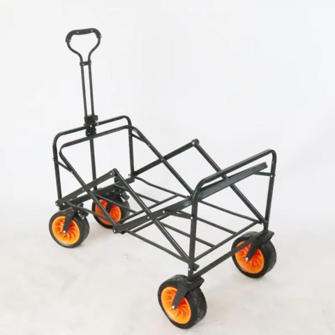 Professioneller zusammenklappbarer Fabrik-OEM-Kinderwagen, praktischer faltbarer Camping-Einkaufswagen
