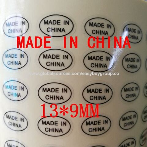 Étiquettes rétractables, Autocollants Fabriqués en Chine, Étiquettes d'origine, Autocollants autocollants