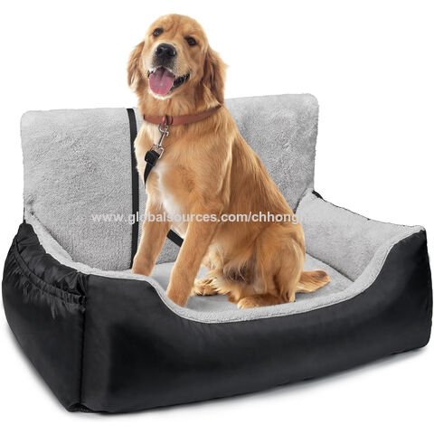 Siège de Transport pour Animaux de Compagnie, Lit de Voyage Extérieur Portable, Siège Rehausseur avec Poignée pour Chien et Chat
