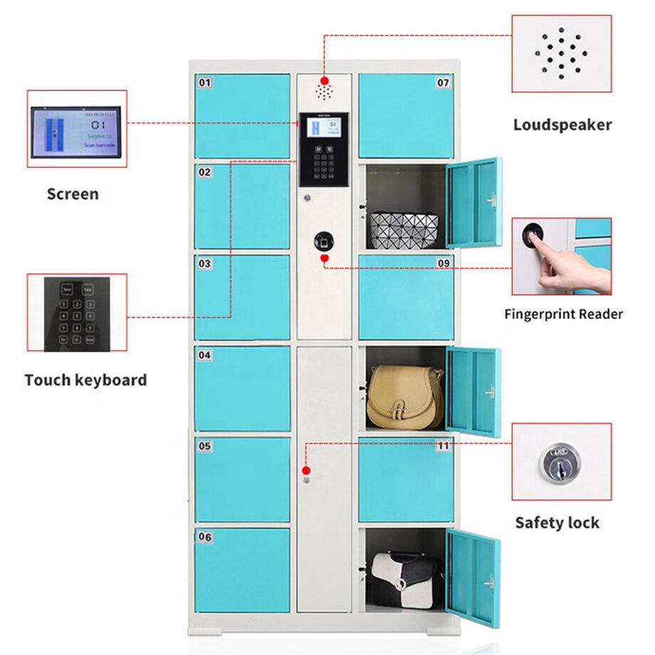 Electronic Rfid Automatic Pay Portable Lockers Outdoor Sport Venue ...