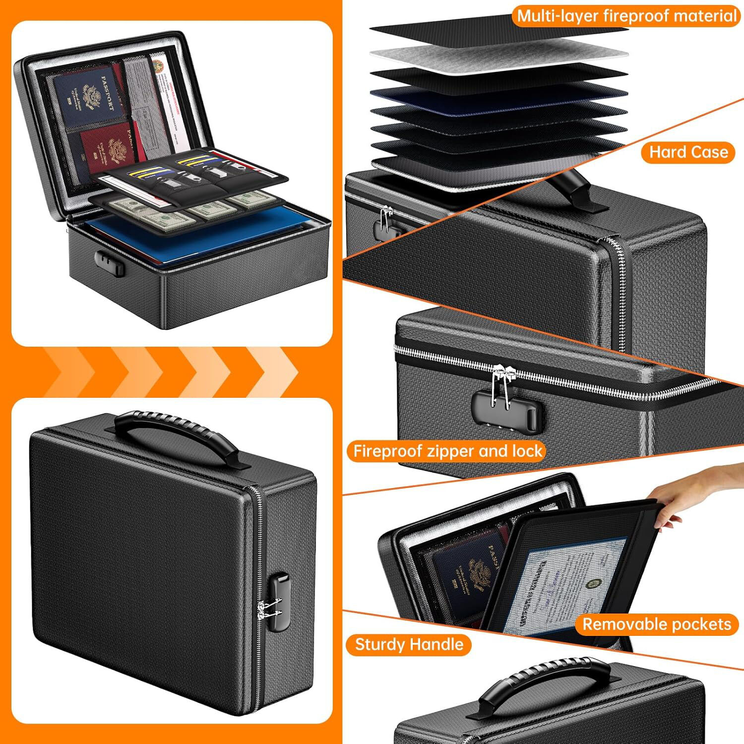 Buy China Wholesale Fireproof Water Resistant Heat Insulated Safe Box ...