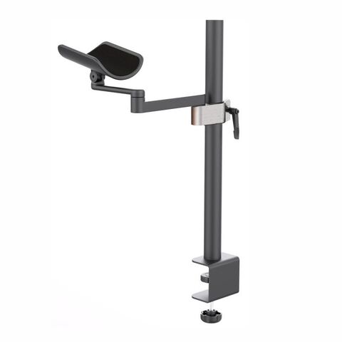 Support de bras en alliage d'aluminium, tapis de souris ergonomique, support de main, repose-bras, support de bras, support de bras, extension de bureau, repose-coude