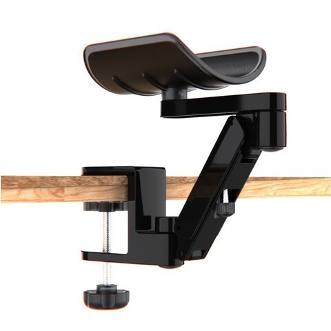Support de bras en alliage d'aluminium, tapis de souris ergonomique, support de main, repose-bras, support de bras, support de bras, extension de bureau, repose-coude