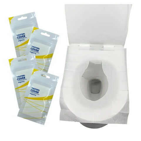 Hypoallergene, ultra-dünne Toilettensitzauflagen aus Papier zum Einmalgebrauch in Krankenhausqualität