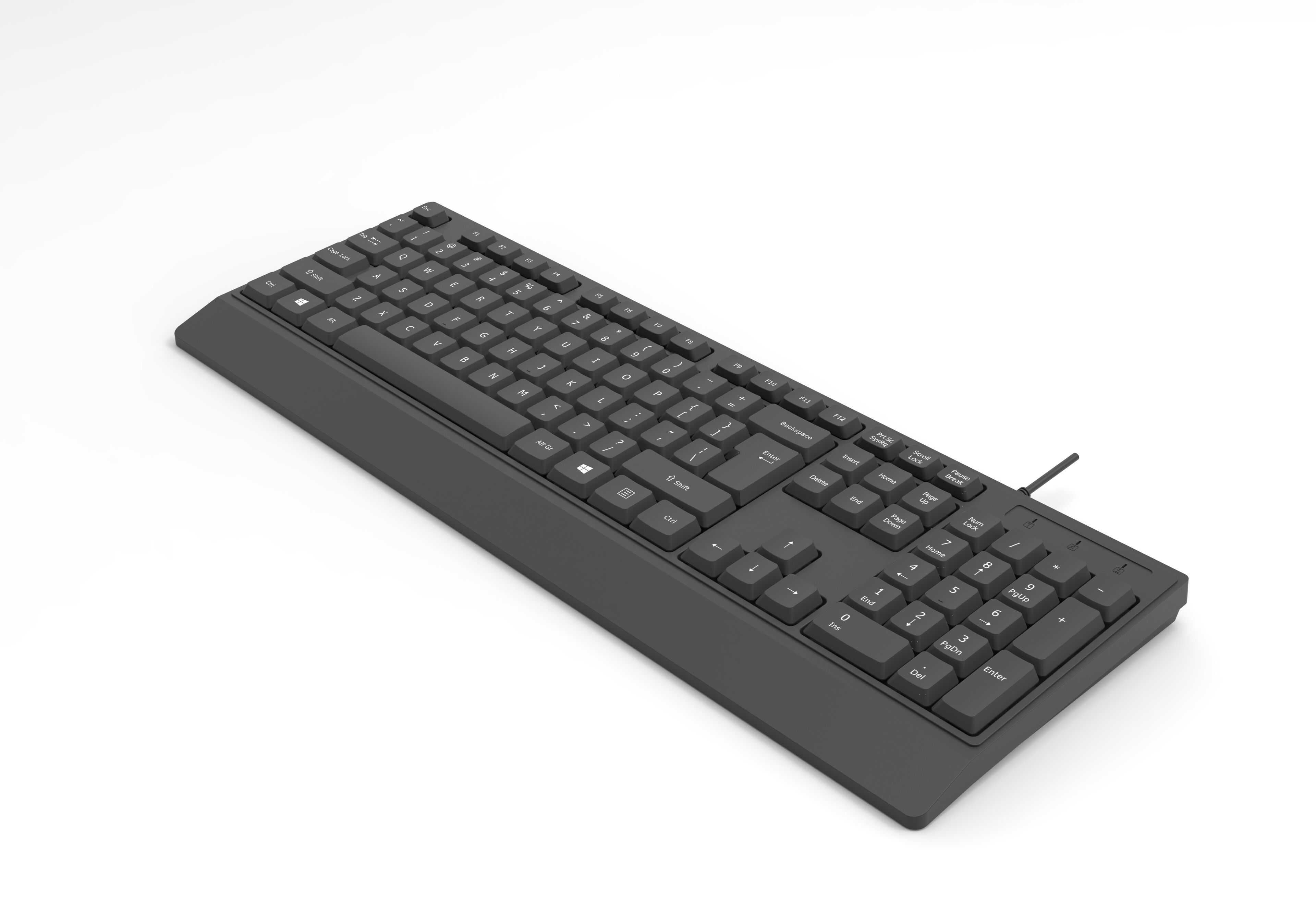 Odm Full Size Usb Wired Computer Keyboard Low Profile Office Keyboard ...