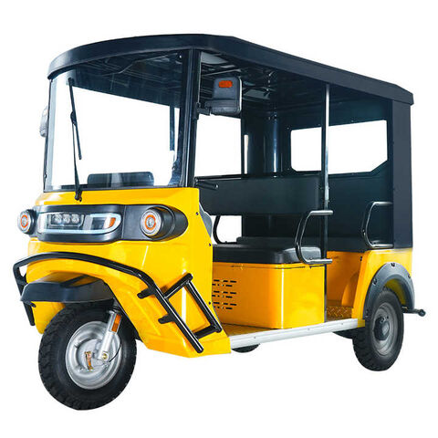 Händlerpreis 2025 Elektrisches Dreirad Geschlossene Tuk-Tuk Auto Rikscha Service 1800kW Motor Kulturelle Erlebnisse