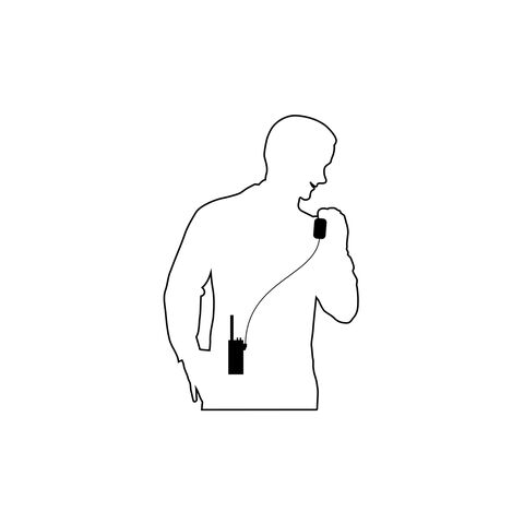 Microphone haut-parleur déporté OEM en gros avec prise jack 3,5 mm pour radios portatives bidirectionnelles Moto GP2000, GP2100, GP300, GP308, GP68, GP88, GP88S