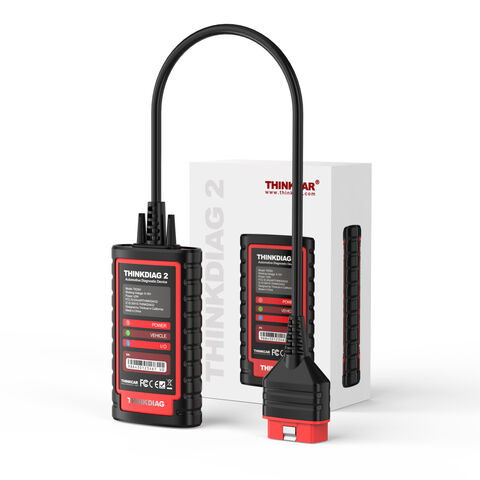 Thinkcar THINKDIAG 2 Leitor de Código OBD2 de Sistema Completo com 16 Funções de Reset para Telefone/Tablet Android/IOS - Ferramenta de Diagnóstico Automotivo