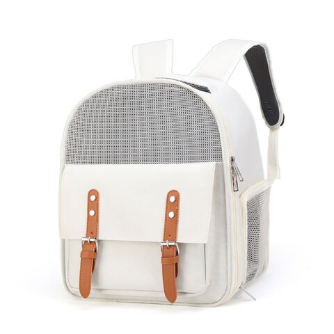 Bolsa portátil transpirable para gatos de fábrica, tela Oxford resistente a los arañazos, bolsa para mascotas para exteriores, mochila plegable para mascotas, venta al por mayor en stock