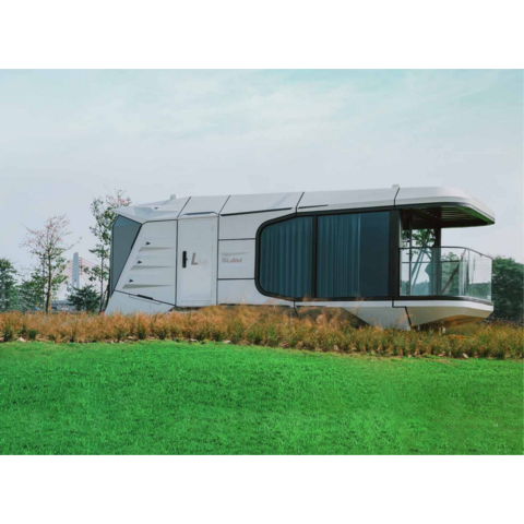 Casa Prefabricada Modular de Lujo para Exterior de Alta Calidad, Segura, Ecológica, Móvil, Tipo Cápsula, Casa Pequeña