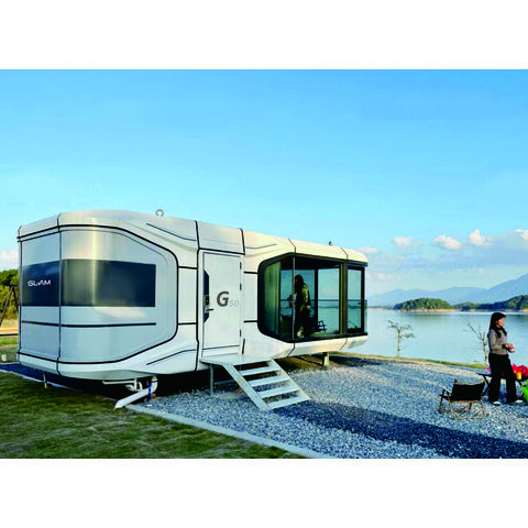 Casa Prefabricada Modular de Lujo para Exterior de Alta Calidad, Segura, Ecológica, Móvil, Tipo Cápsula, Casa Pequeña