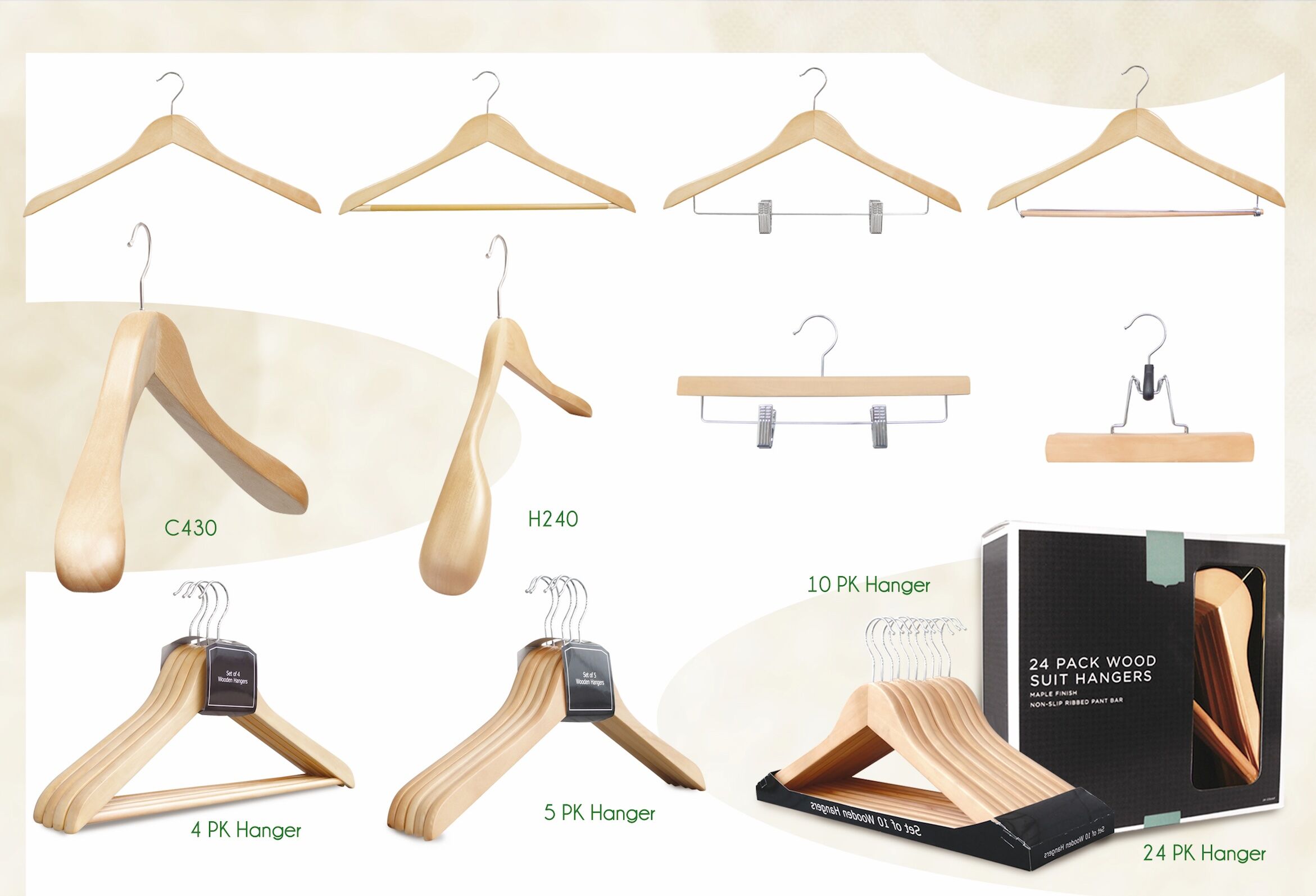 Wooden Hangers Everyday Styles - Taiwan Wholesale Clothes Hangers $0.3 ...