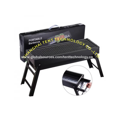 Rauchfreier, tragbarer Holzkohlegrill für Outdoor-Partys und Camping - Perfekt für Geschäftskunden