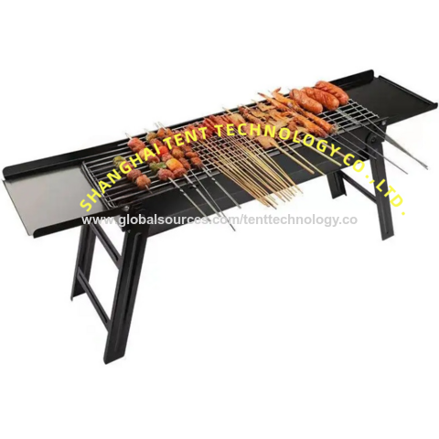 Rauchfreier, tragbarer Holzkohlegrill für Outdoor-Partys und Camping - Perfekt für Geschäftskunden