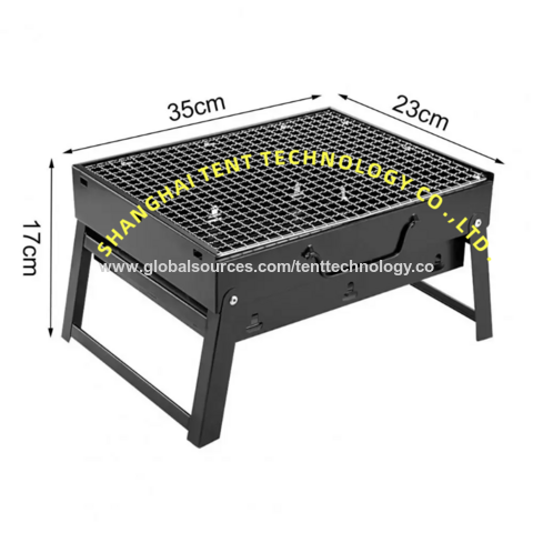 Rauchfreier, tragbarer Holzkohlegrill für Outdoor-Partys und Camping - Perfekt für Geschäftskunden