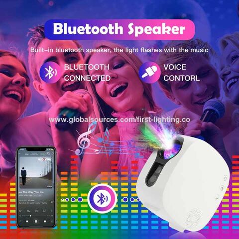 Proyector Inteligente Wifi de Estrellas, LED Láser, Galaxia, Lámpara de Noche Musical, Cielo Estrellado, Luna, Control Inalámbrico por App, Lámpara de Mesa Decorativa