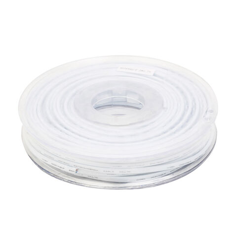 Cabo Elétrico com Revestimento de PVC H03VVH2-F de 2 Condutores, Cabo de Extensão com Cobre Flexível Trançado para Controle