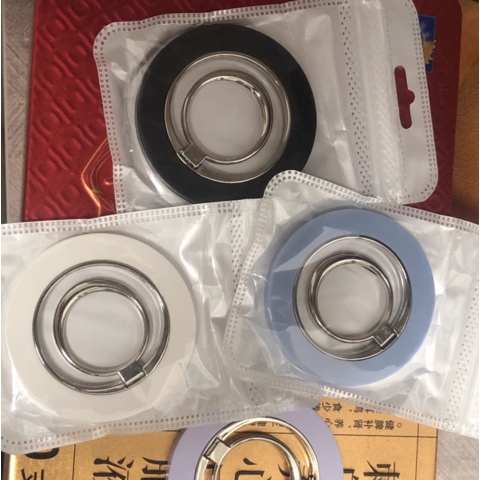 Anillo Metálico Magnético para Teléfono, Soporte Ajustable, Agarre Magnético para Smartphone