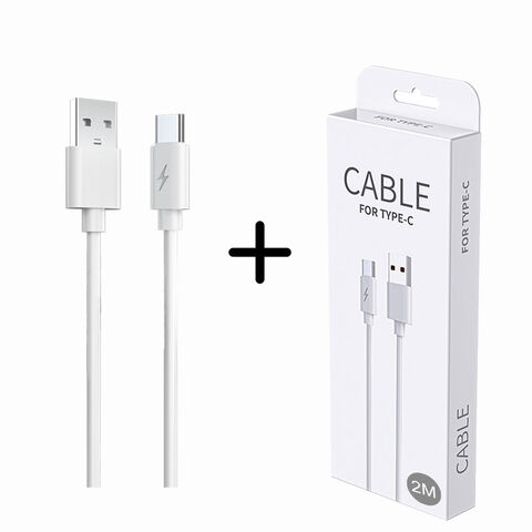 Kabel Pengisian Cepat USB Male ke USB-C Cocok untuk Transfer Data Kecepatan Tinggi pada Ponsel dan Tablet Android - Kabel Pengisian Daya Tipe-C