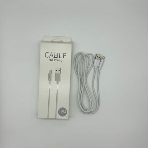 Kabel Pengisian Cepat USB Male ke USB-C Cocok untuk Transfer Data Kecepatan Tinggi pada Ponsel dan Tablet Android - Kabel Pengisian Daya Tipe-C